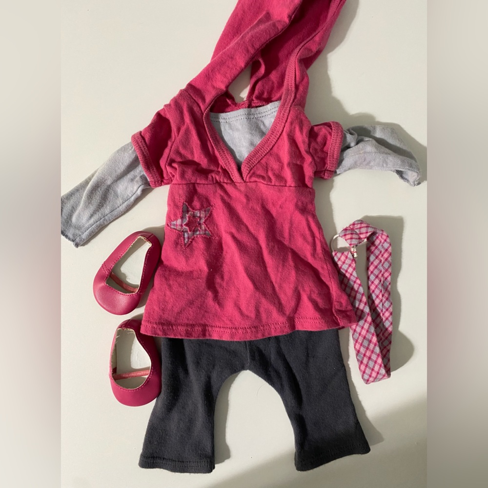 American Girl doll star hoodie outfit